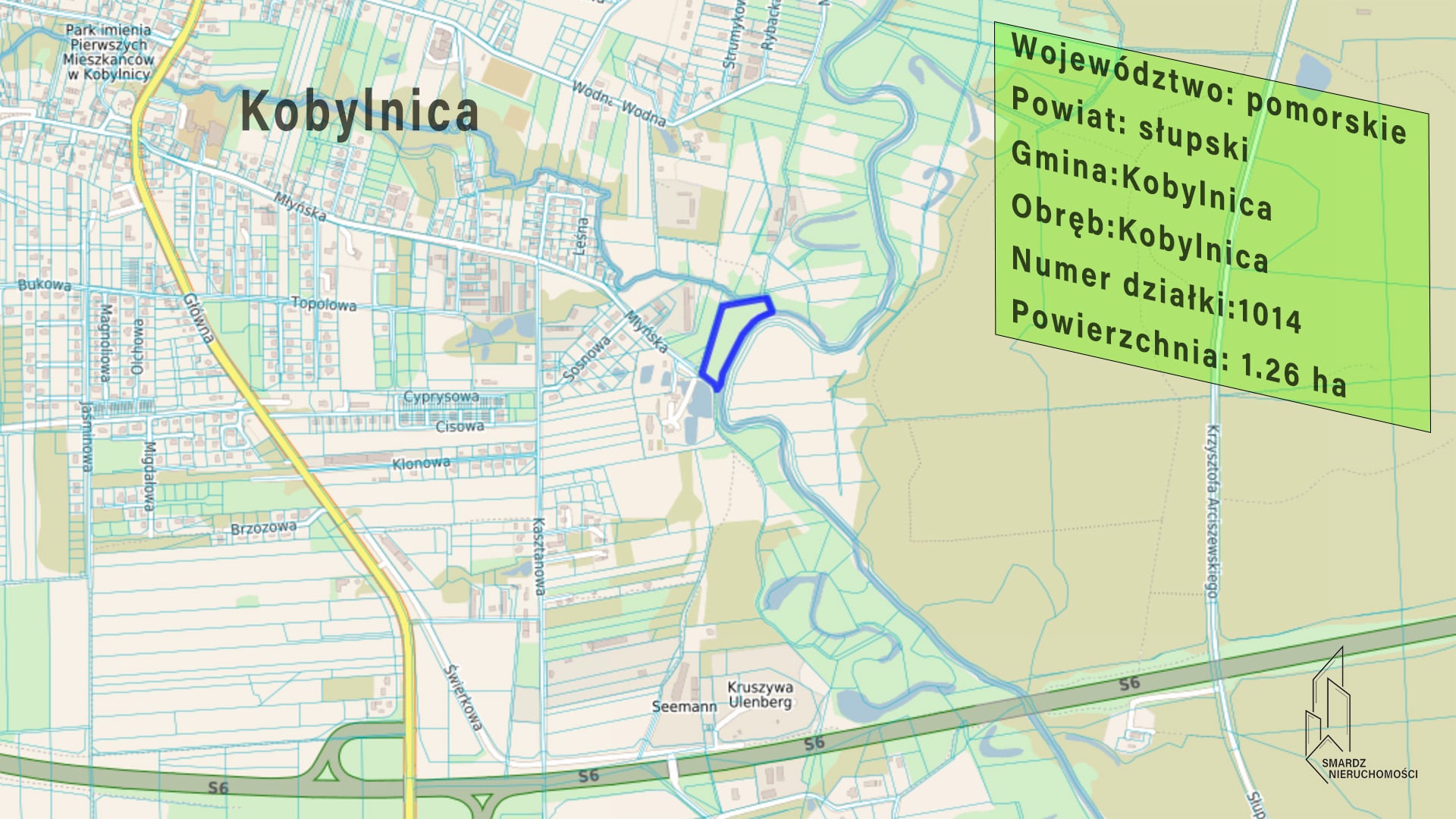 Na sprzedaż działka inwestycyjna w miejscowości Kobylnica, pow.12 593 m2 (40)