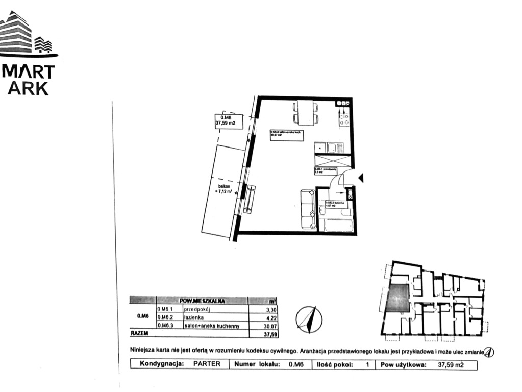 Nowa kawalerka, stan deweloperski - okazja! (7)