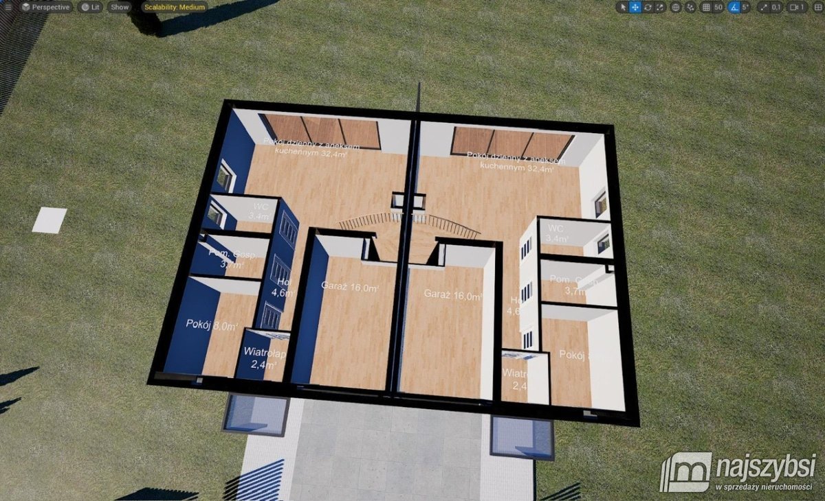 JĘCZYDÓŁ - Bliźniak 126m2, w pobliżu jeziora! (10)