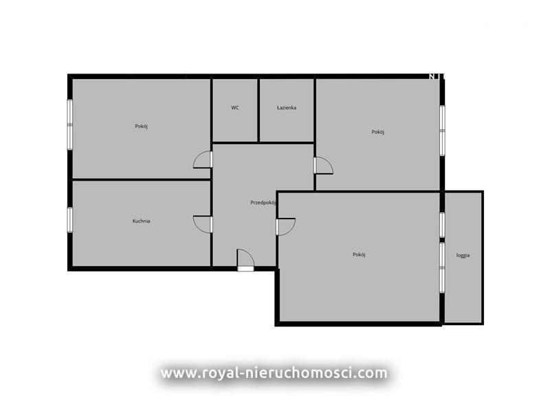 3 pokoje na ul. Spasowskiego z loggią - 2 piętro ! (12)
