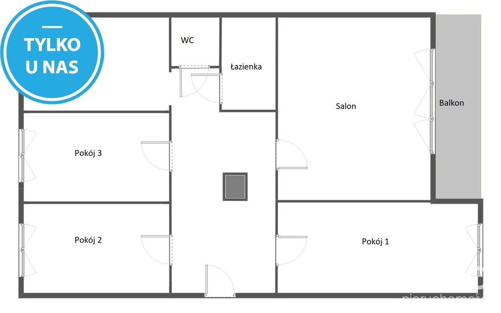 4 pokoje z balkonem, Os.Bukowe, Spółdzielcze (8)