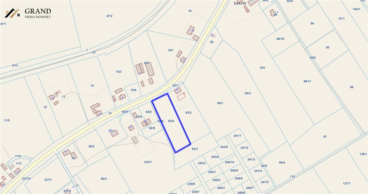 Działka pod budowę, Łekno, Będzino (5)