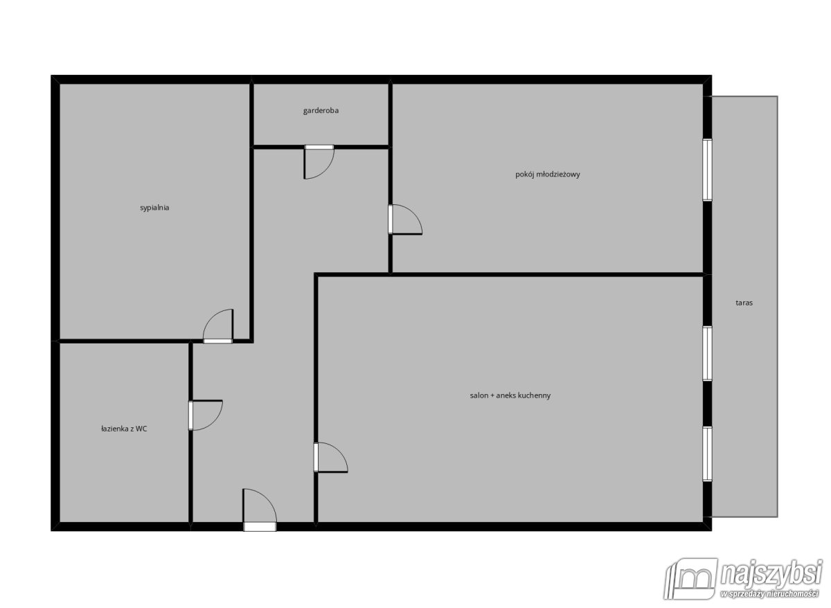 Świnoujście - przytulne mieszkanie 3 pokojowe (19)