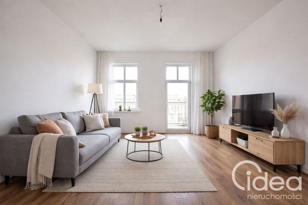 3 duże pokoje w Centrum miasta, balkon (4)