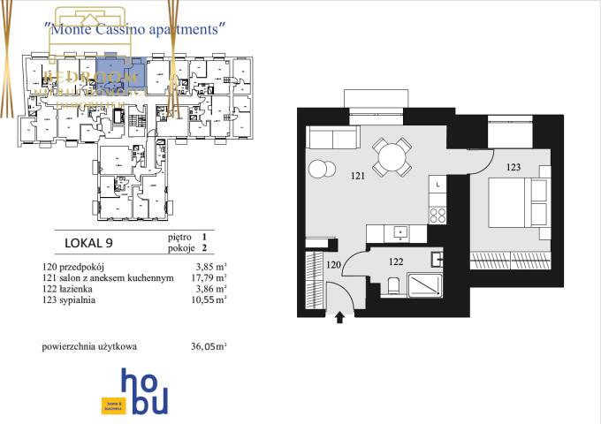 Nowy apartament w centrum miasta po starym banku PKO - 2 pokoje (3)