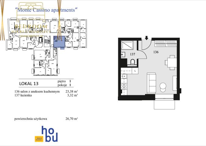 Monte Cassino Apartments - kawalerka w nowym budynku ze strefą spa (2)
