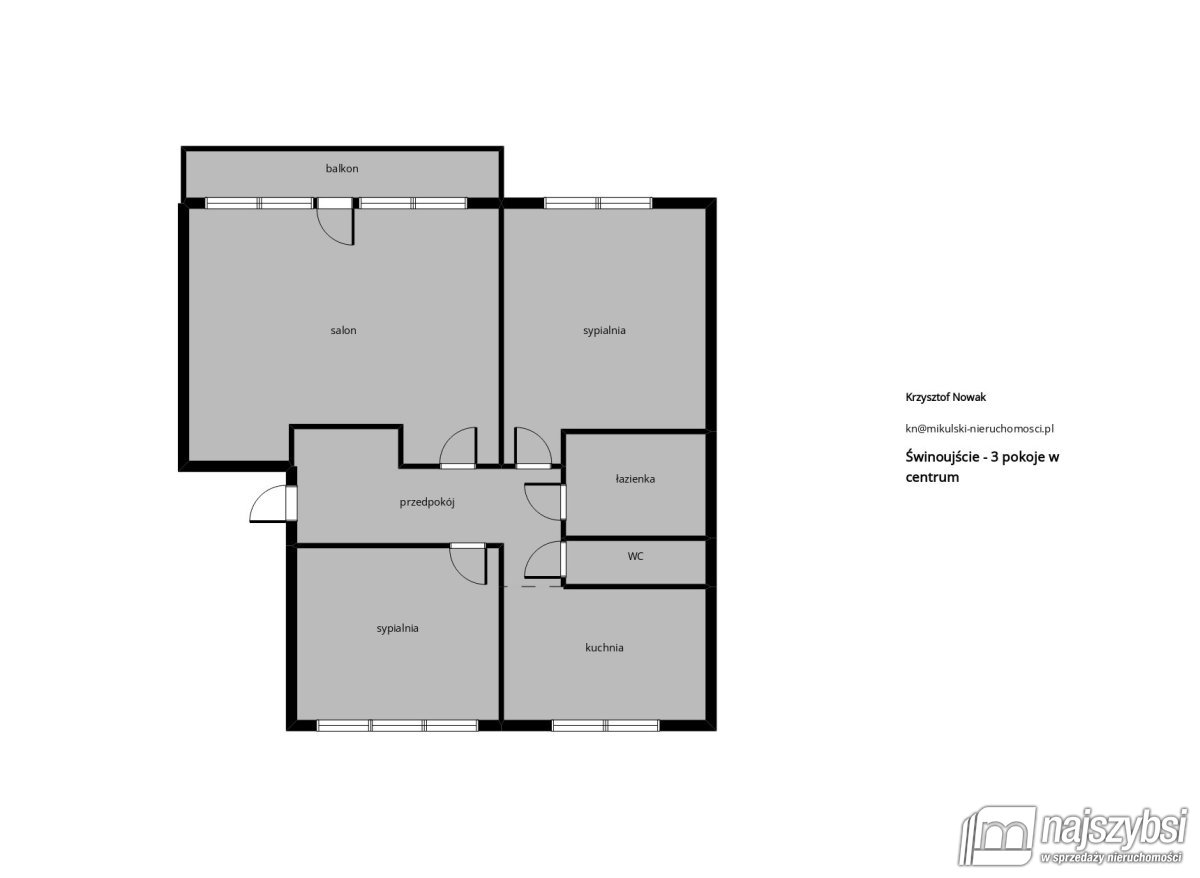 Świnoujście - 3 pokoje w ścisłym centrum miasta (19)