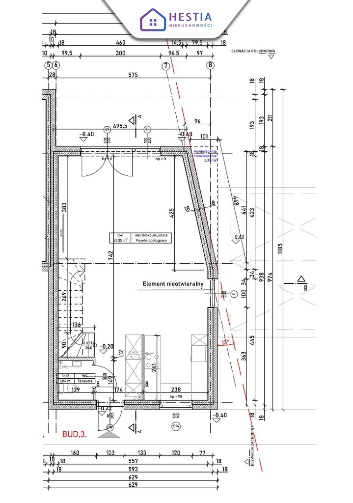 Skrajny segment, 2 m.parkingowe,, 4-pokoje ogródek (1)