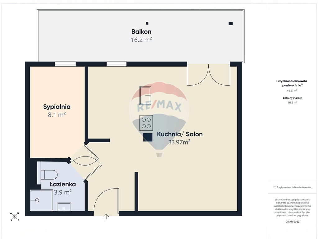 Mieszkanie 2 pok. z tarasem, Głowackiego, parter! (4)