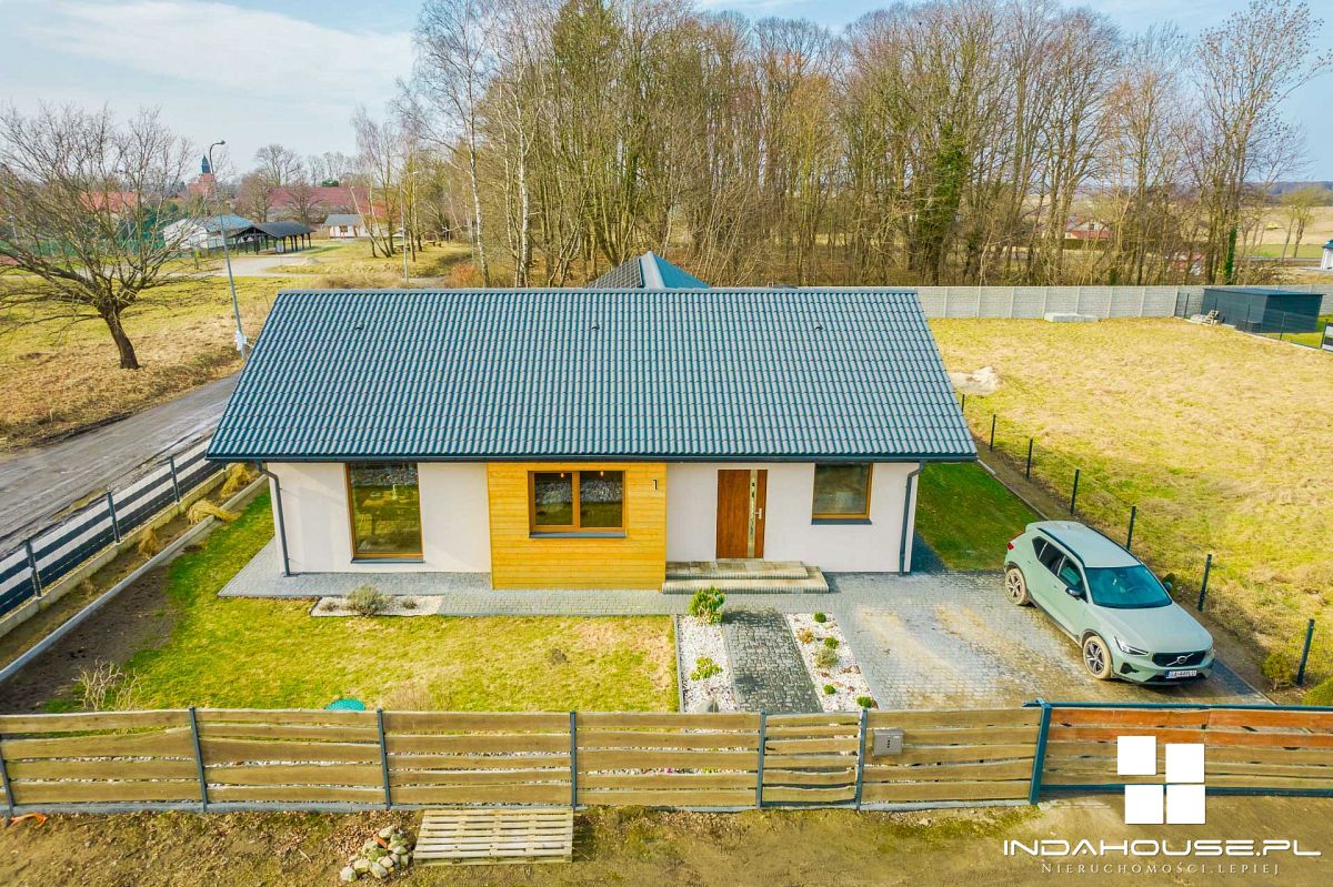 Pasywny, nowy, parterowy dom. Tanie utrzymanie. (24)