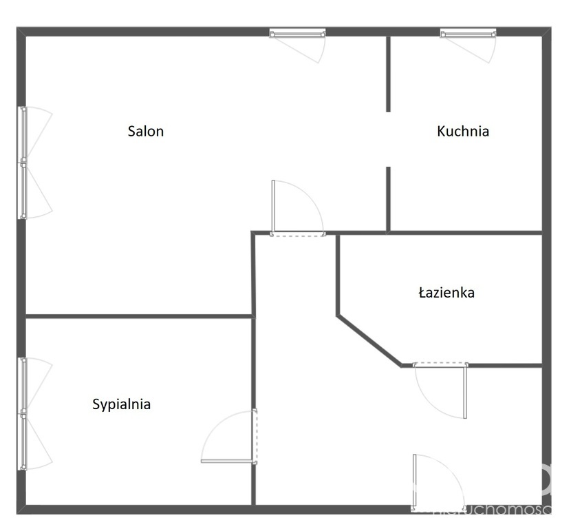 Słoneczne 2 pokoje, parter, Bukowo (11)