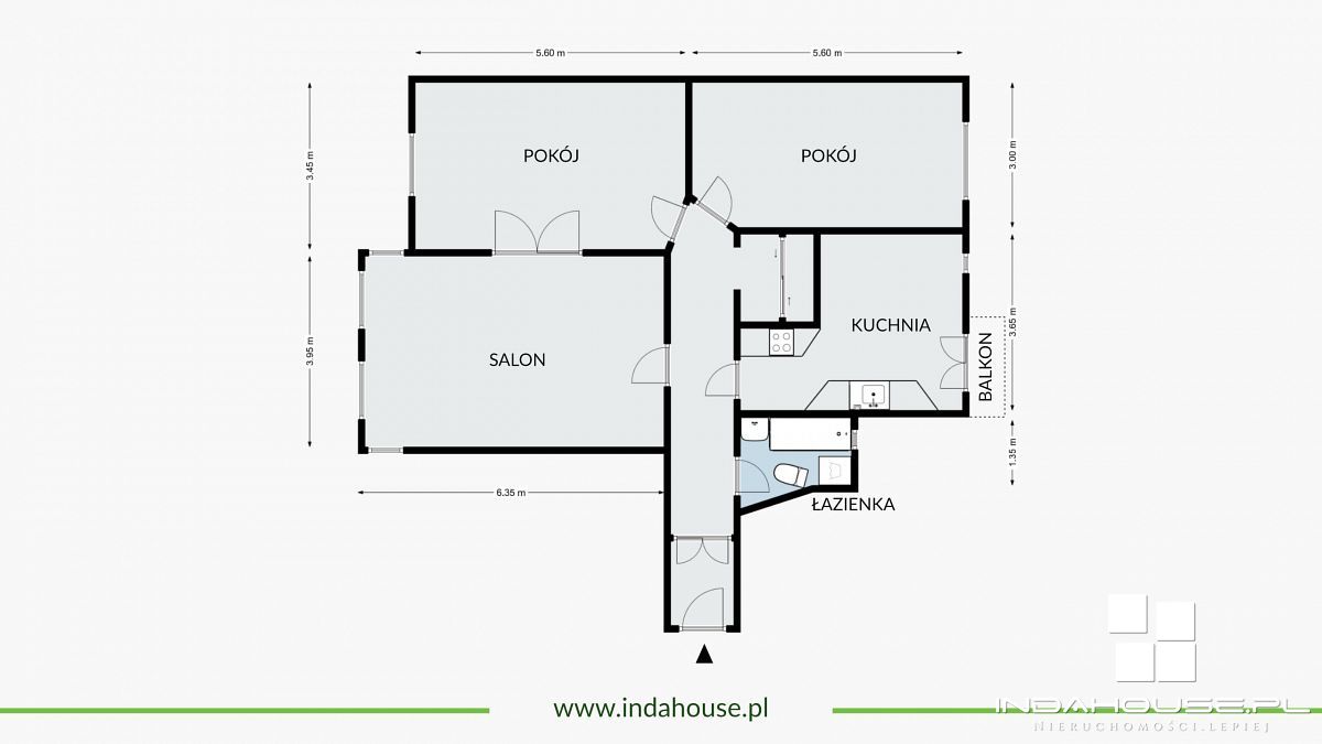 Duże mieszkanie w dobrej cenie: centrum Słupska, 1 (11)
