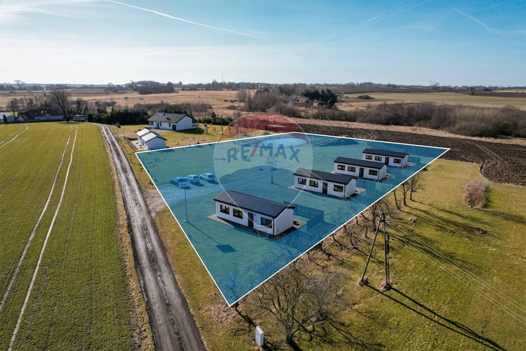 4 domki całoroczne | działka 5643 m2 | inwestycja (1)