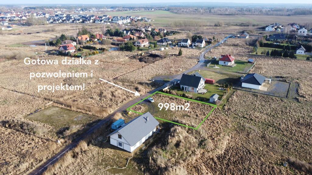 Gotowa działka w Dobrej z pozwoleniem i projektem! (1)