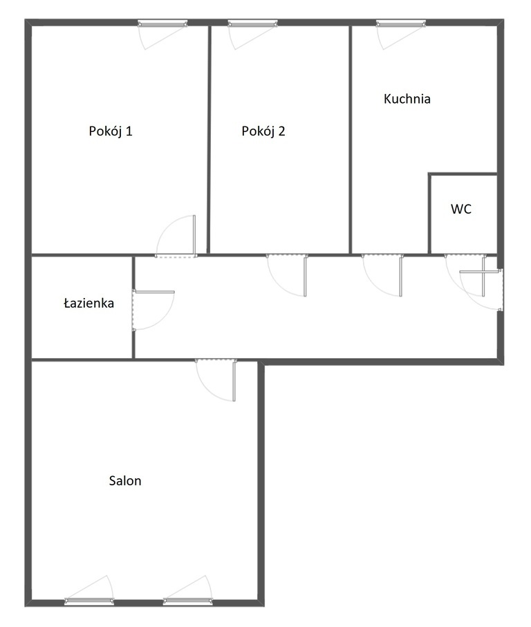 Centrum, 3 pokoje, 70,72m2, blisko Jasne Błonia (16)
