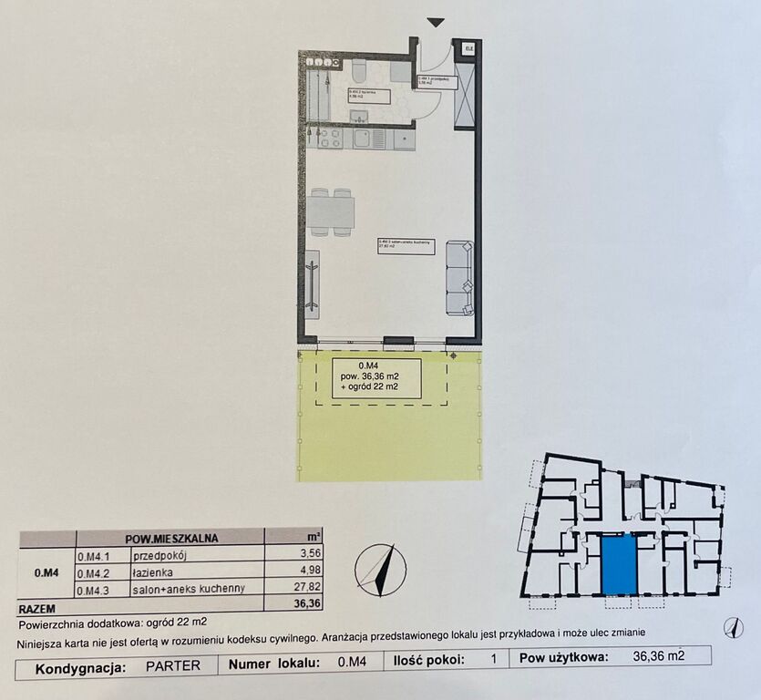 Kawalerka w nowoczesnym bloku (13)
