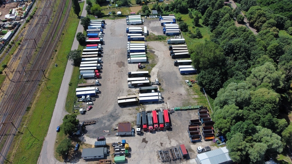 Utwardzony plac 1 ha, media, ogrodzenie - Dąbie (2)