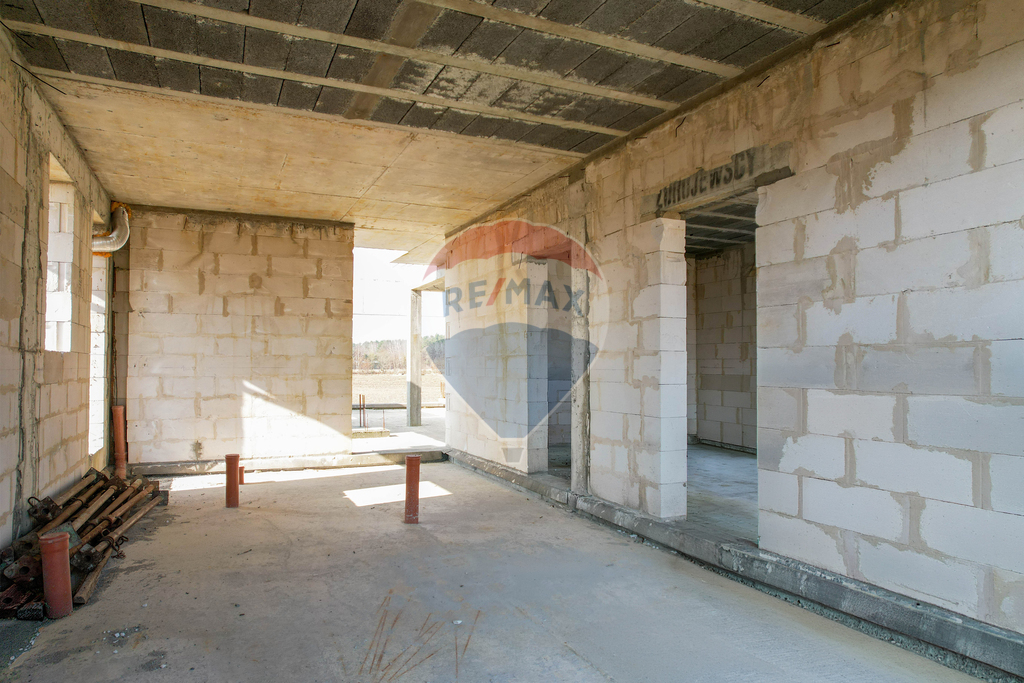 Działka 3824 m2 z rozpoczętą budową domu Wrześnica (4)