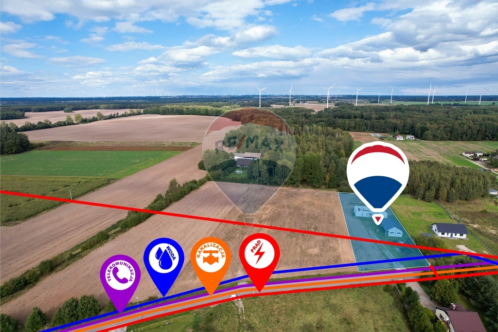 Działka 3824 m2 z rozpoczętą budową domu Wrześnica (7)