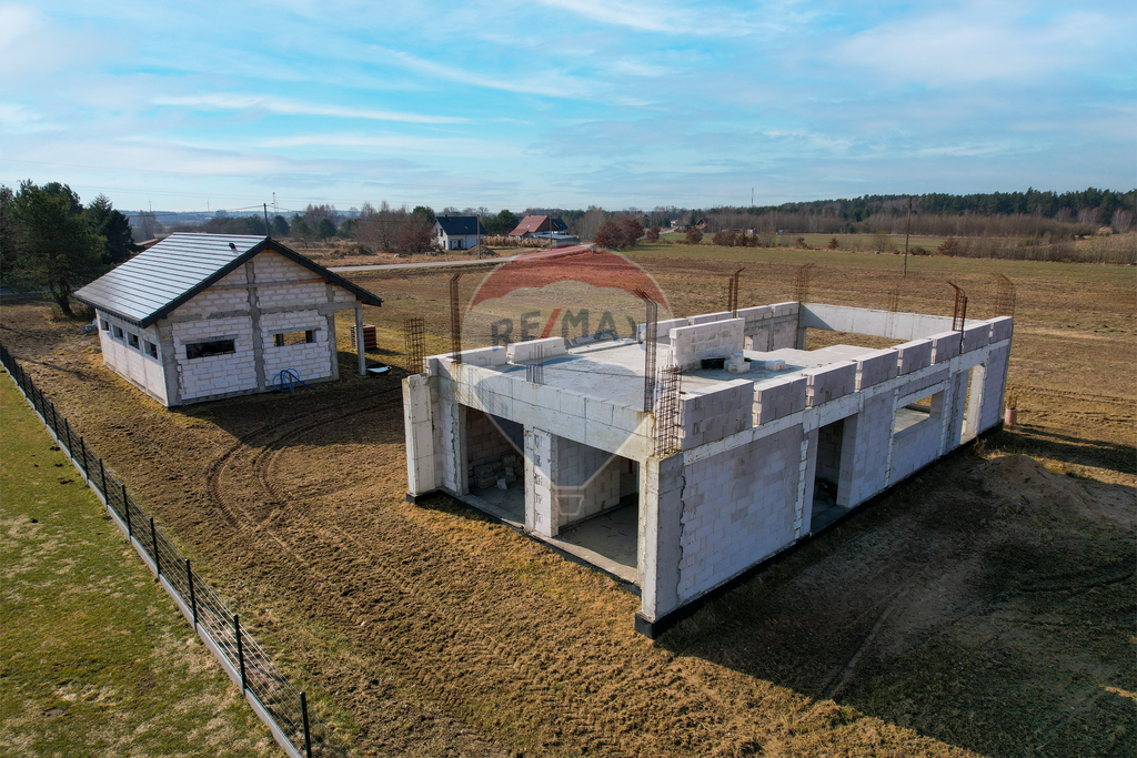 Działka 3824 m2 z rozpoczętą budową domu Wrześnica (11)