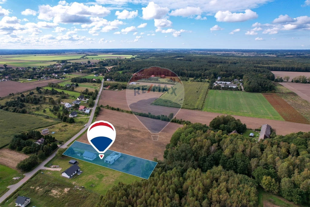 Działka 3824 m2 z rozpoczętą budową domu Wrześnica (21)