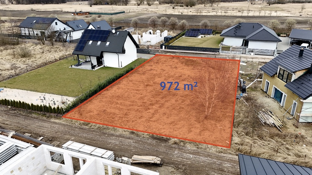 Działka w Dobrej, 972m2, Media (1)
