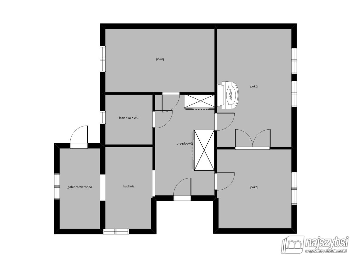 STARGARD - parter domu z ogródkiem i garażem  (21)