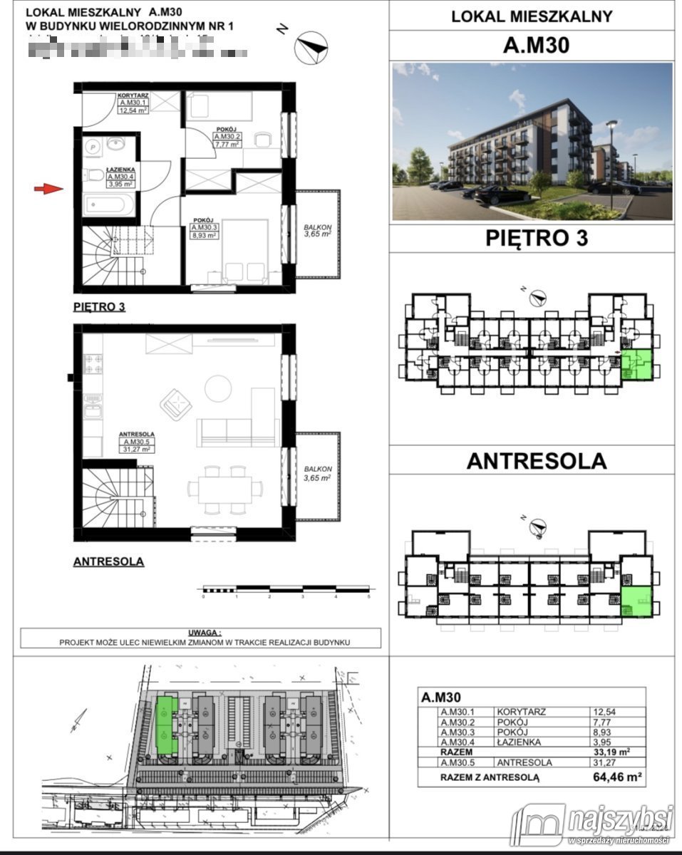 STARGARD - Mieszkanie z antresolą os. Horyzont (8)