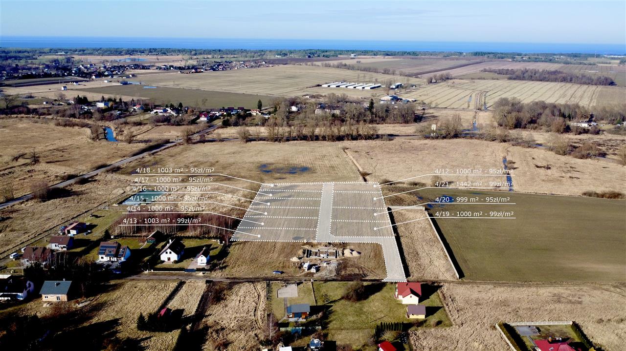 Działka budowlana 3,5 km od morza - WZ - Tymień (1)