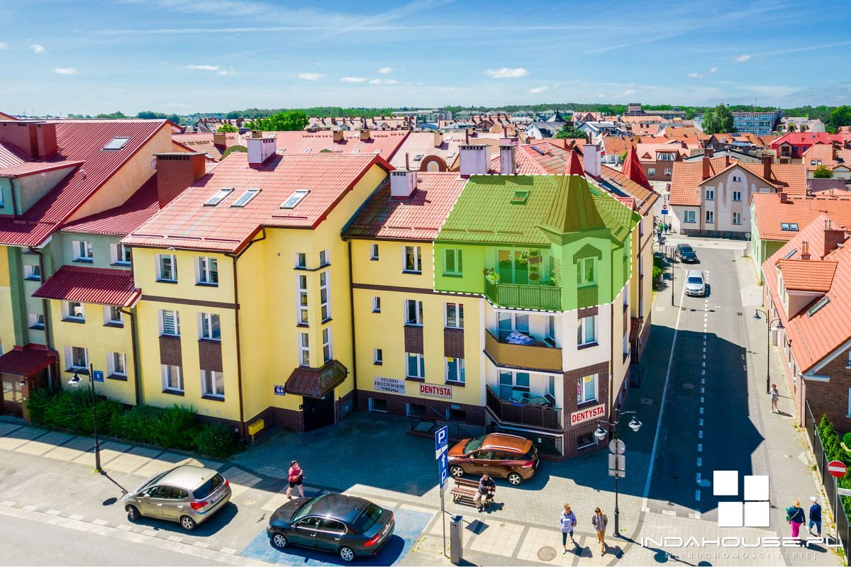 Apartament z balkonem, 2 poziomy, 300 m do plaży.. (2)