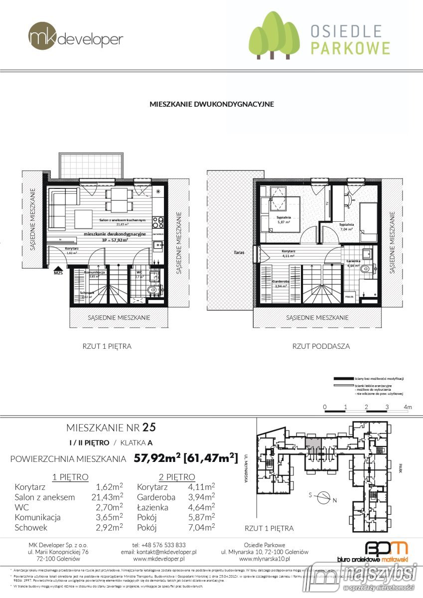 Goleniów-2-kondygnacyjne mieszkanie w apartamentow (16)
