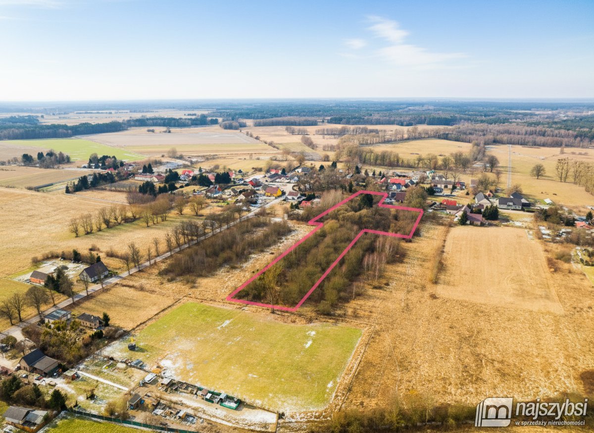 Strzelewo - duże działki rolne w centrum wsi (1)