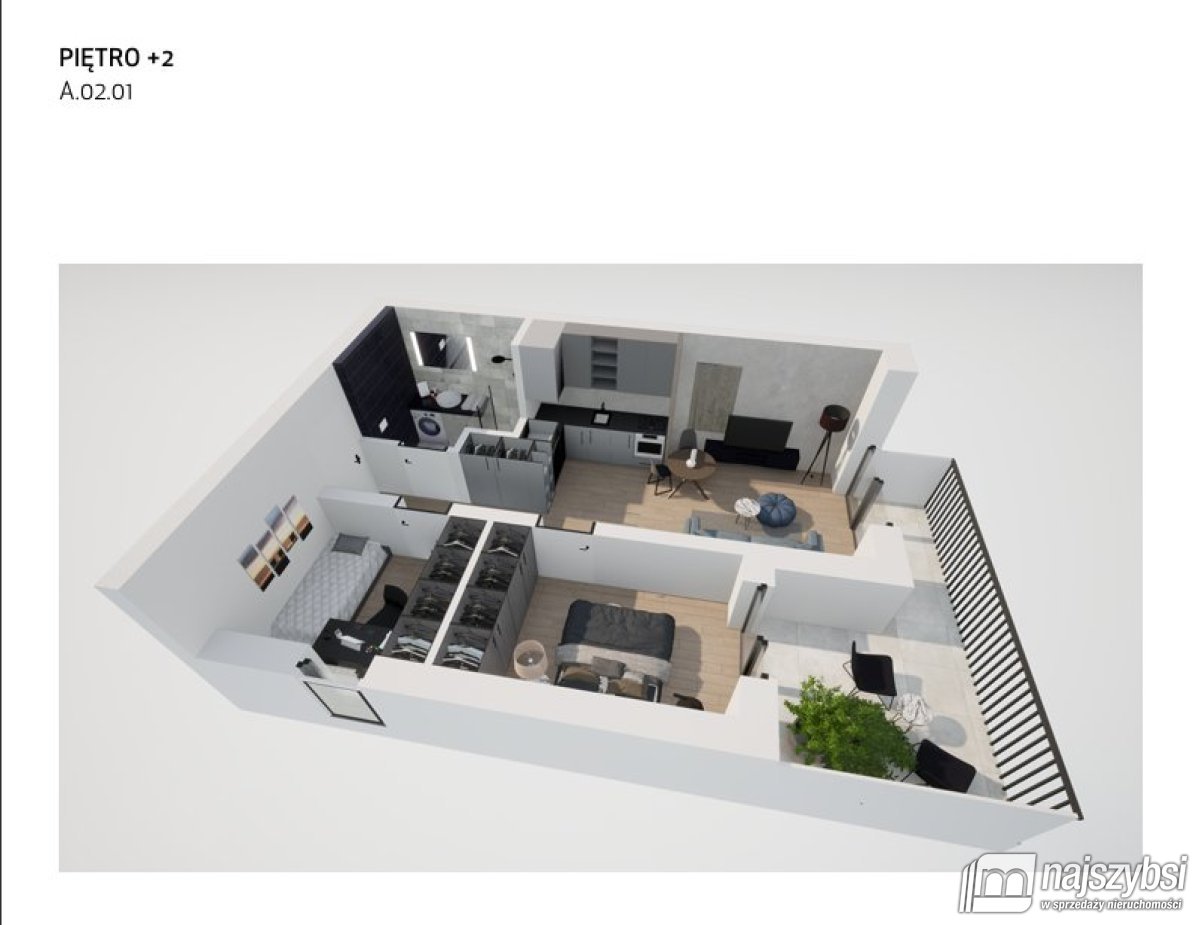 Szczecin- apartament przy Parku Kasprowicza (2)