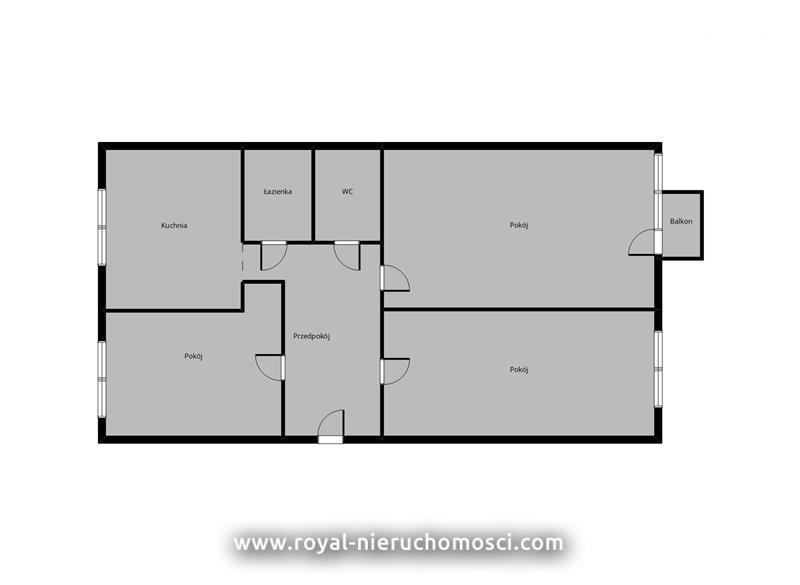 3 pokoje na 1 piętrze ul. Tetmajera - spółdzielcze (12)