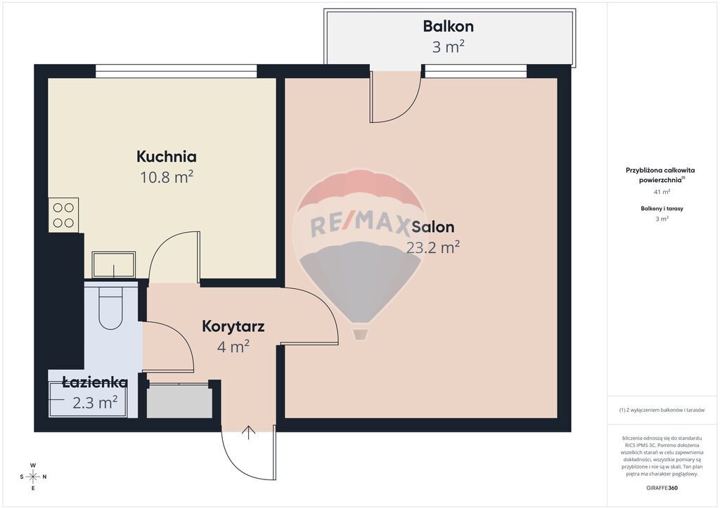 Kawalerka z balkonem w Koszalinie: parter, wygoda! (4)