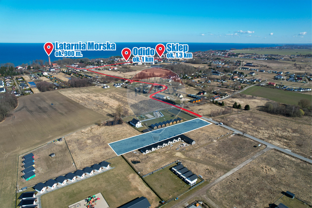 Działka inwestycyjna 3915 m2 w Gąskach z projektem (2)