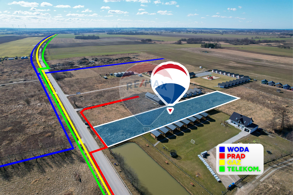 Działka inwestycyjna 3915 m2 w Gąskach z projektem (3)