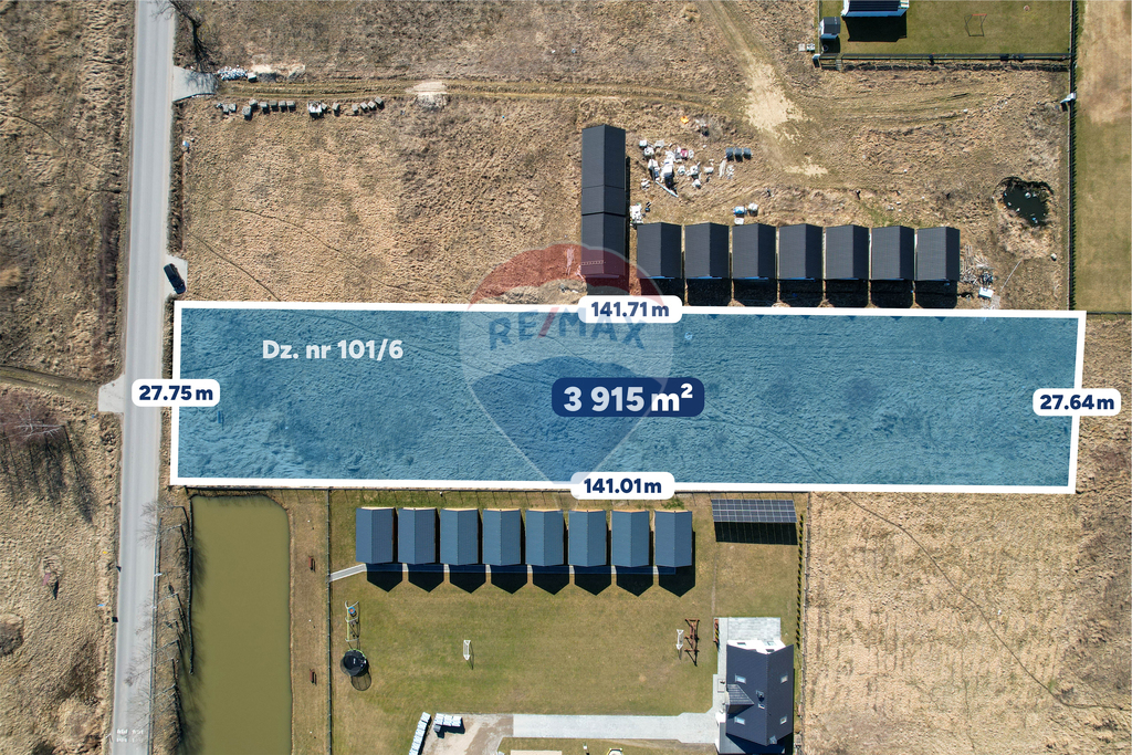 Działka inwestycyjna 3915 m2 w Gąskach z projektem (4)