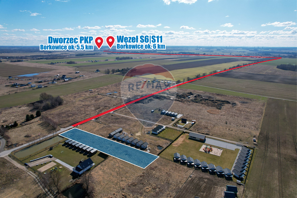 Działka inwestycyjna 3915 m2 w Gąskach z projektem (10)