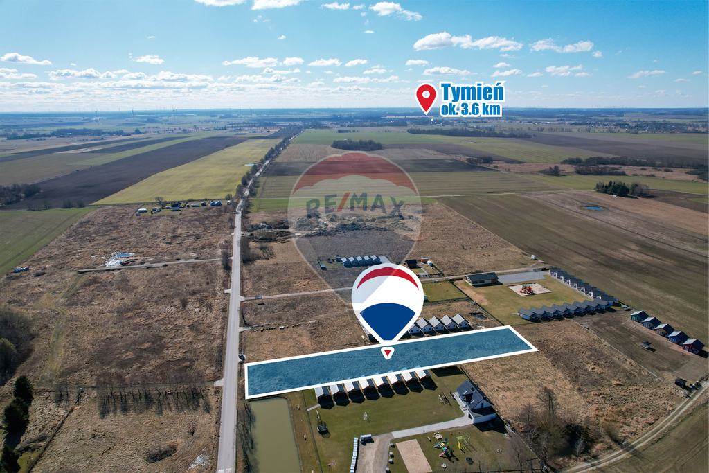 Działka inwestycyjna 3915 m2 w Gąskach z projektem (12)