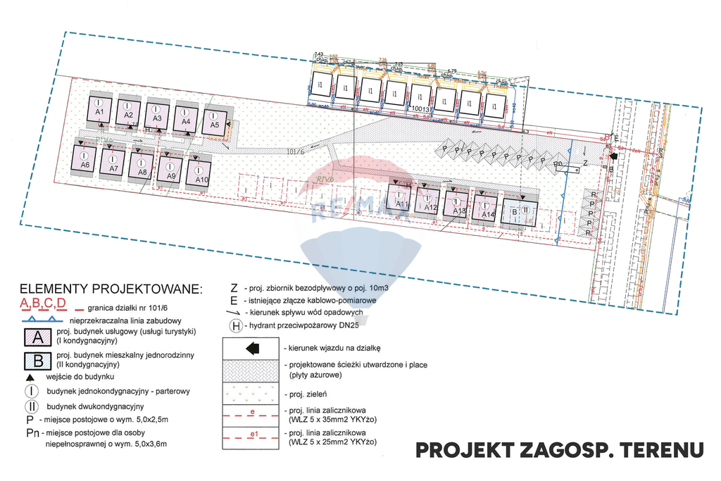 Działka inwestycyjna 3915 m2 w Gąskach z projektem (15)