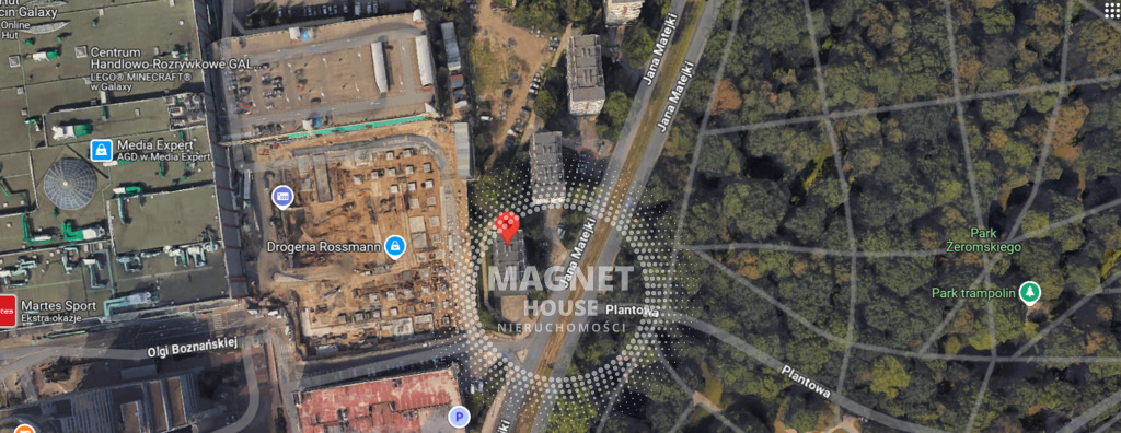 2 pokoje w Centrum przy Galaxy z widokiem na park (10)