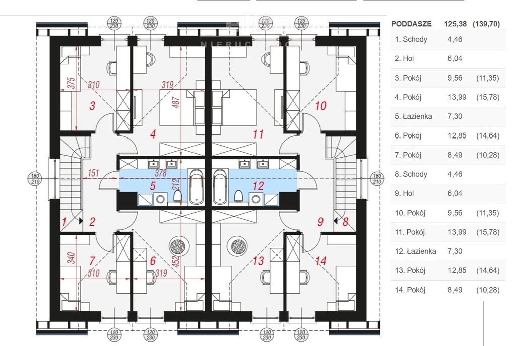 Siadło dolne gotowy bliźniak 5 pokoi i garaż (12)