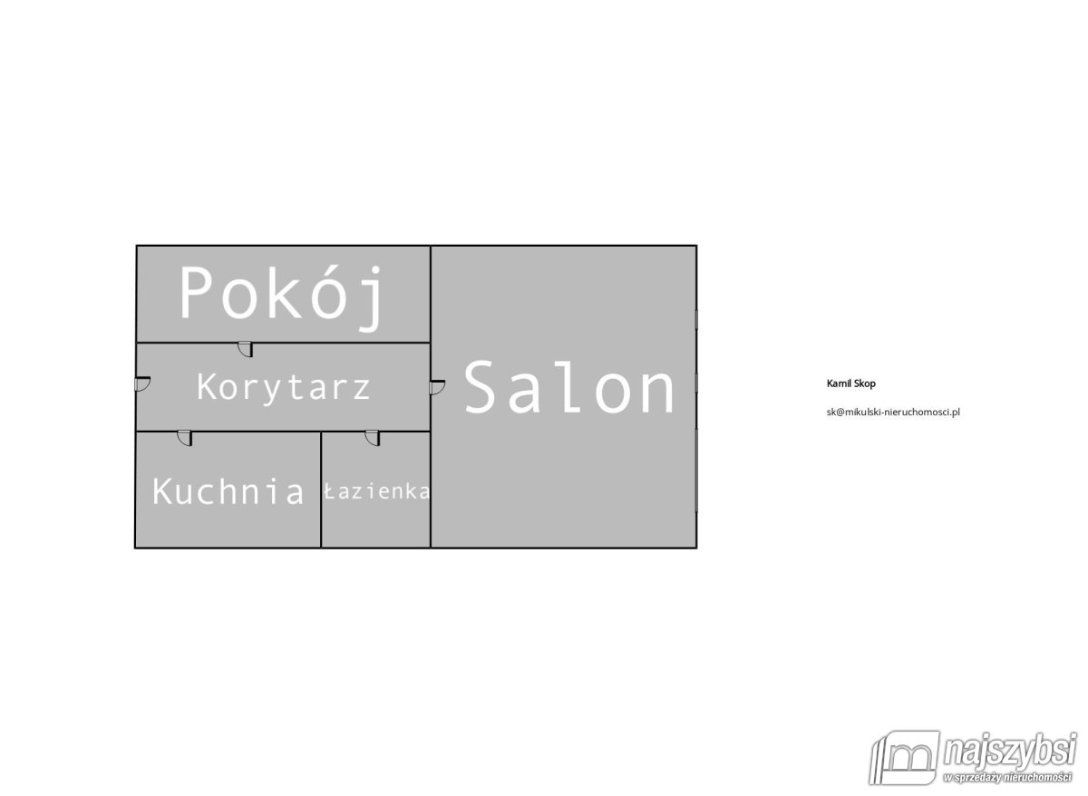 Goleniów - Mieszkanie 2-pokojowe na parterze (14)