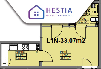 Kawalerka 33 m2 | osobna kuchnia | dostęp do patio (6)