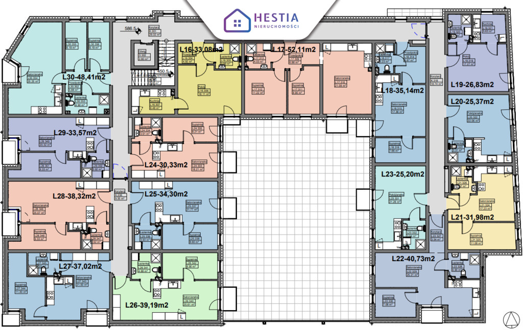 Funkcjonalne 3 pokoje z loggią w Policach (7)