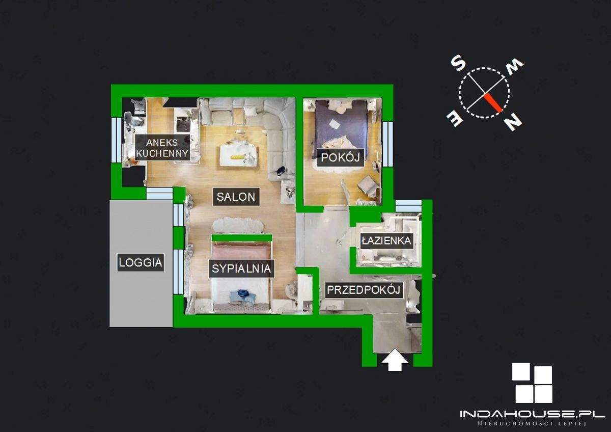 3 pokojowy, , dwustronny apartament , loggia. Nowe (17)