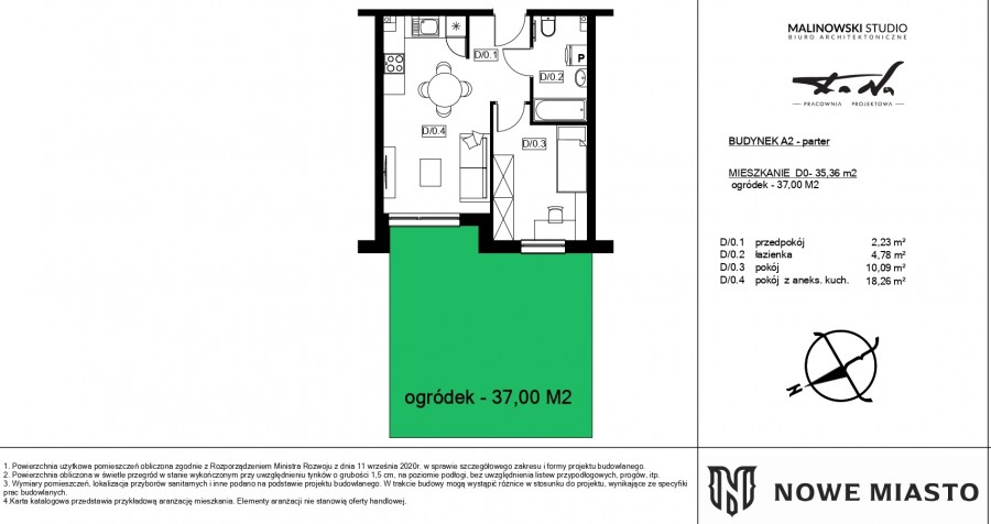 NOWA INWESTYCJA NOWE MIASTO  2 POKOJE + OGRÓDEK+ KOMÓRKA (6)