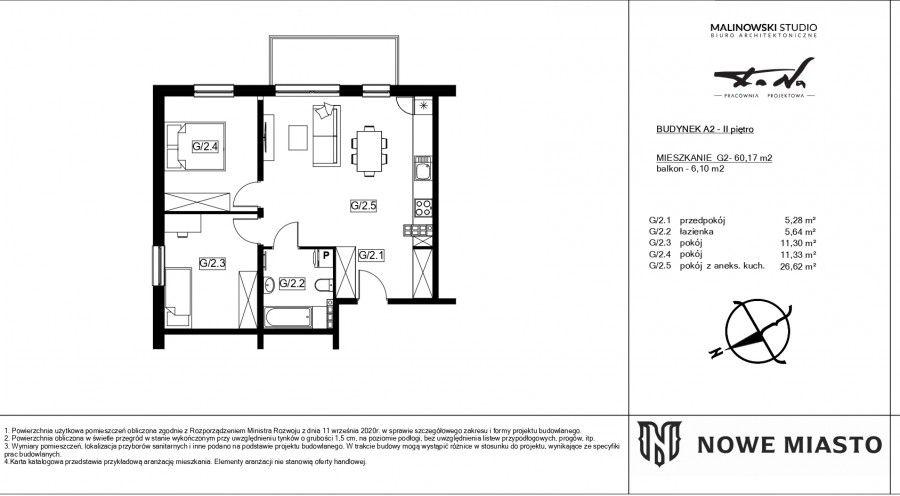 NOWA INWESTYCJA NOWE MIASTO  3 POKOJE + BALKON+ KOMÓRKA (6)