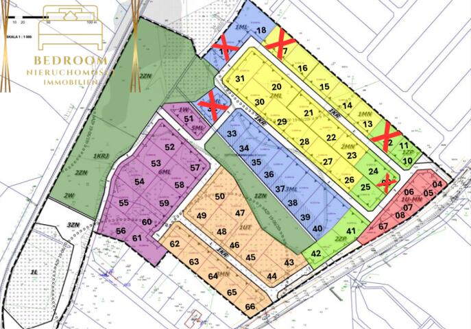 Kompleks 59 działek w Kołczewie - 1km od morza przy polu golf. z MPZP (2)